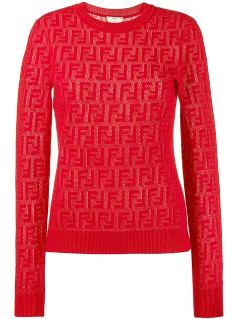 maglione fendi logo